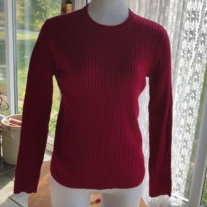 Jeanne Pierre small red sweater